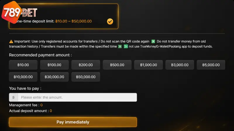 Deposit 789BET Auto System 2026 Fast, Secure & Instant Funding Guide